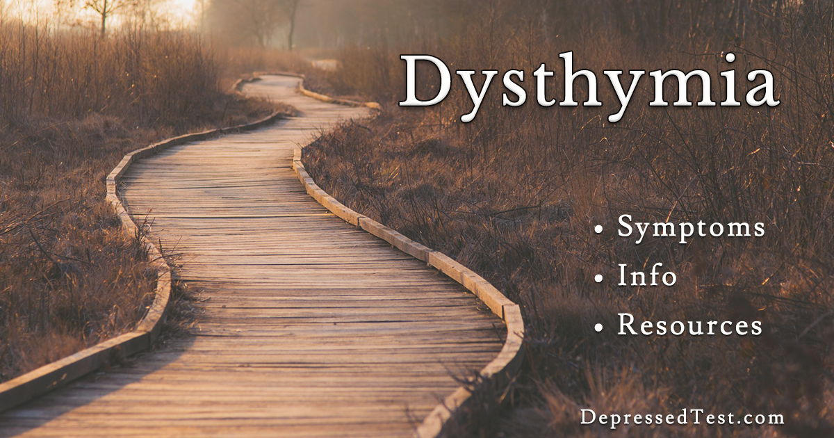 Dysthymia Symptoms, Treatment, Books